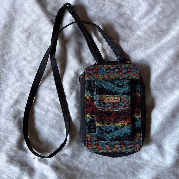 Pendleton Crossbody Wool Purse Bag Aztec Native - Picture 1 of 5